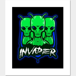 Alien invasion squad Posters and Art